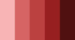 Red color palette vector illustration