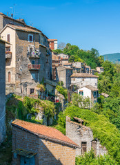 Canvas Print - Scenic sight in the village of Vignanello, Province of Viterbo, Lazio, Italy.