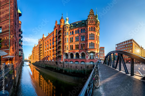 Cuadros en Lienzo Speicherstadt, Hamburg, Deutschland