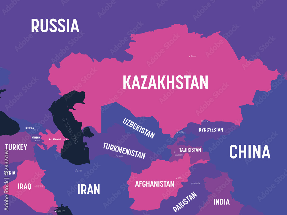 Central Asia Map High Detailed Political Map Of Central Asian Region 1000 F 324377161 VKMsaO0bAywaF7NacRB5t9SMZbKUevm0 