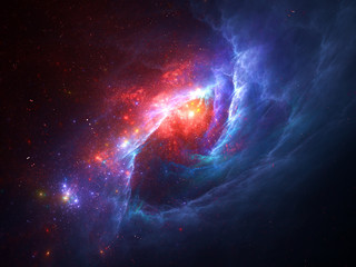 computer-generated abstract fractal background.