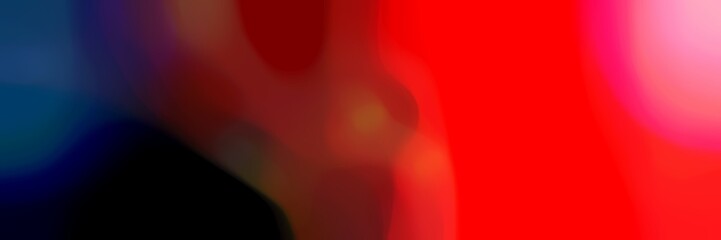 soft blurred horizontal background texture with very dark blue, dark red and light coral colors space for text or image