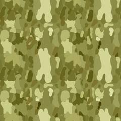 Camouflage skin seamless military pattern. Abstract modern textile background.