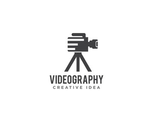 Wall Mural - Photography and Video Logo Icon Design Vector