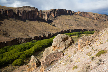 Wall Mural - Pinturas River Canyon