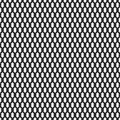 Poster - black and white chainlink lattice seamless vector background pattern