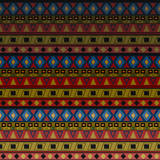 Fototapeta Uliczki - Abstrfact seamless folk ethno retro pattern