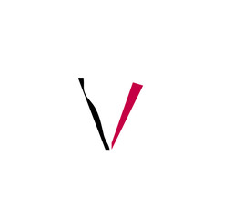 creative V letter logo. this is a vector. 