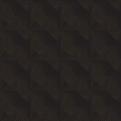 Aufkleber - Golden art deco seamless pattern. Luxury decorative geometrical ornament, gold geometric shapes and vintage pattern vector. Elegant retro textures. Abstract background. Abstract art deco background.