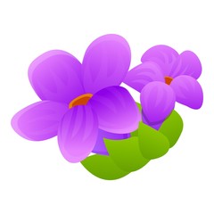 Poster - Lavender flower icon. Cartoon of lavender flower vector icon for web design isolated on white background