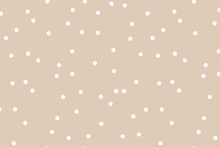 Vector Background With Dots In A Chaotic Manner.