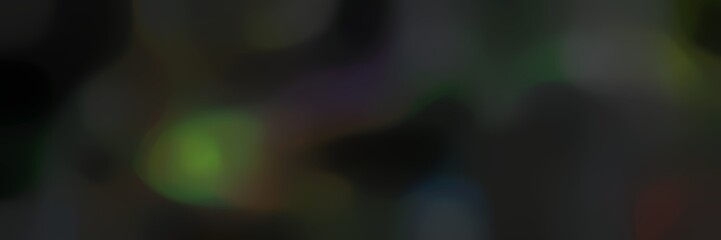 blurred landscape format background bokeh graphic with very dark green, dark olive green and dark slate gray colors and space for text or image