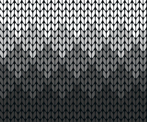 Wall Mural - Seamless gradient knitting pattern