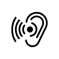 Hearing Logo Template vector icon design