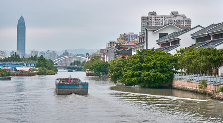 Wall Mural - Wenzhou Nantang cultural tourism area