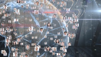 Poster - Animation of photos of people spinning around