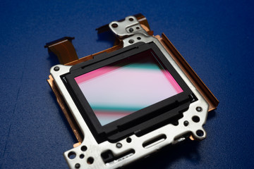 Canvas Print - Camera sensor.  cmos ccd full frame camera sensor