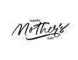 © Анастасия Гевко - Happy mother day ink pen vector lettering. Parent congratulations handwritten calligraphy.