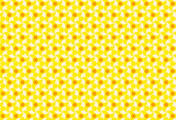 Canvas Print - yellow background with stars 