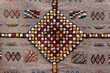Moroccan carpet with traditional Berber design.