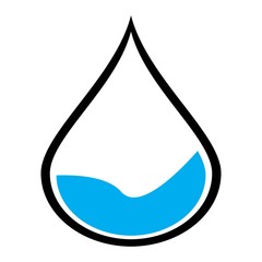 Poster - water drop Logo