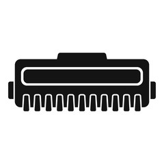 Laser cartridge printer icon. Simple illustration of laser cartridge printer vector icon for web design isolated on white background