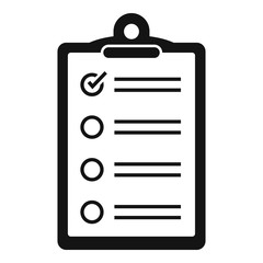 Poster - inventory checkboard icon. simple illustration of inventory checkboard vector icon for web design is