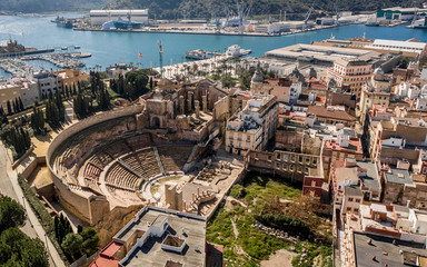 Wall Mural - Roman Theatre in Cartagena