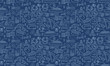 © Alisa - Horizontal seamless pattern with travel doodles. Dark vacation background. Vector illustration.