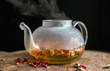 © Andrew Scrivani - Brewed rose petal and vanilla infused tea
