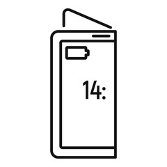 Poster - creative flexible display icon. outline creative flexible display vector icon for web design isolate
