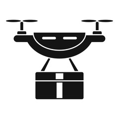 Poster - security drone delivery icon. simple illustration of security drone delivery vector icon for web des