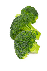 Poster - fresh broccoli isolated on white