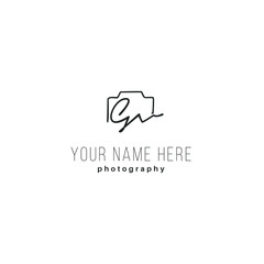 Sticker - Gv Initial Signature Photography Logo