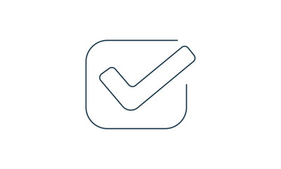 Poster - Check mark tick symbol icon for confirmation and success