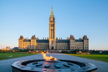 Parliament Hill In Ottawa, Ontario, Canada