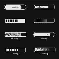 Poster - Loading vector icons