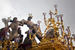 Holy week in Spain, the procession of Christ the exaltation.