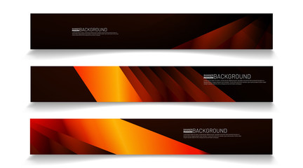Wall Mural - modern web banner background. abstract vector template design