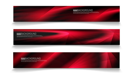 Modern web banner background. abstract vector template design