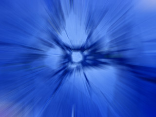 abstract blue background. fractal explosion star with gloss and lines  of trendy color of the year           