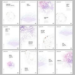 Wall Mural - a4 brochure layout of covers design templates for flyer leaflet, a4 brochure design, report, present