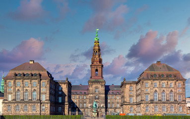 Wall Mural - Landmark Christiansborg Palace in Copenhagen