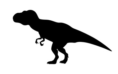 Wall Mural - T-rex tyrannosaurus silhouette