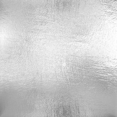 Wall Mural - Silver foil texture  