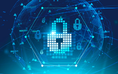 Poster - cyber security and data protection interface