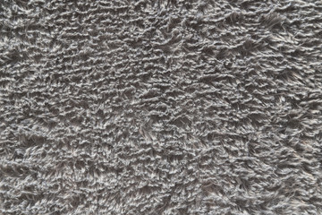 Aufkleber - Top view gray carpet texture detail dry in the sun after washing