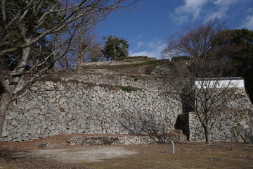 日本の岡山県高梁市の備中松山城