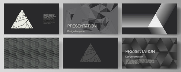 Poster - the minimalistic abstract vector illustration layout of the presentation slides design business temp