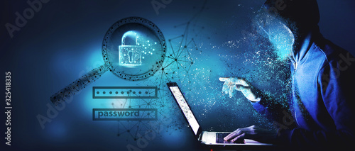 Fotomural Data protection and cyber security concept
